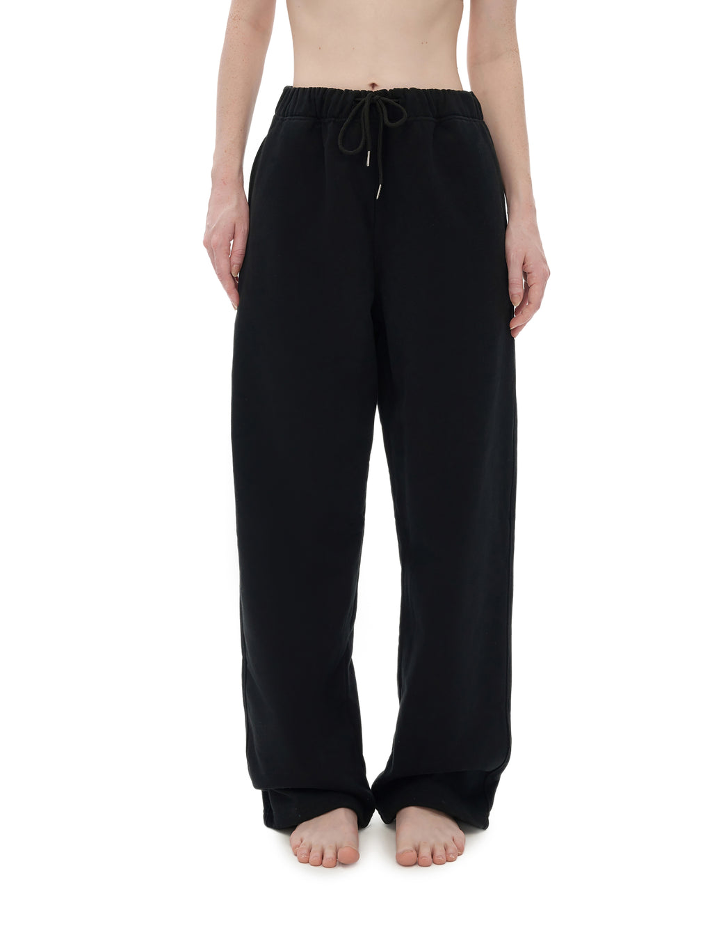 JDS Heavyweight Fleece Uncuffed Trackies (Dark)